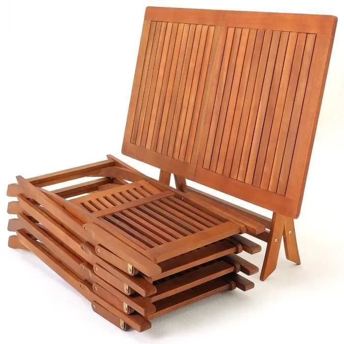 Table de jardin en bois d&